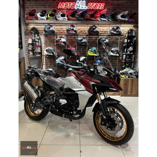 QJMOTOR SRT 800X-KIRMIZI/GRİ (Gümüş)