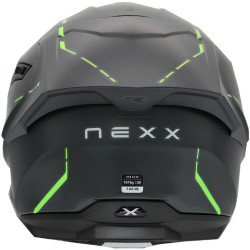 NEXX Y.100R REACT MAT GRİ-YEŞİL KASK