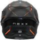 NEXX Y.100R REACT MAT SİYAH-TURUNCU KASK