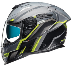 NEXX SX.100R GRIDLINE MAT GRİ-NEON SARI KASK