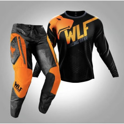 WLF RACING X-AIR SİYAH-TURUNCU JERSEY PANTOLON TAKIM