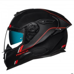 NEXX SX 100R  FRENETIC RED BLACK MT